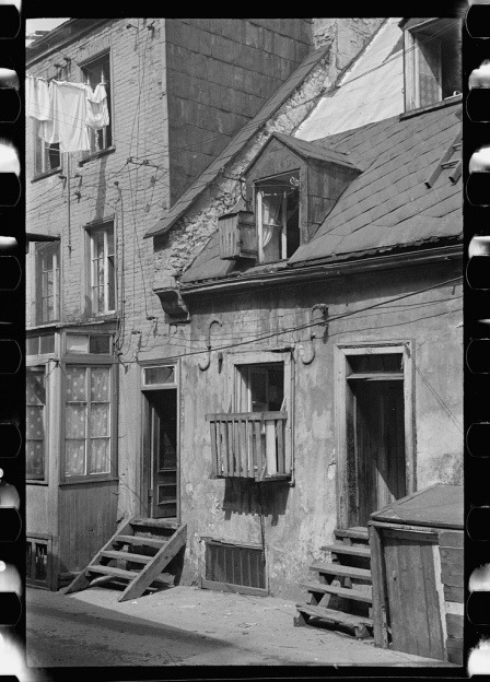 House in Sous-Le-Cap (Slum Alley), Québec, Canada