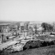 Vues des Plaines Lebreton, direction nord, suite à l'incendie d'Ottawa-Hull de 1900. No MIKAN 3624123 BAC