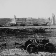 Station du Canadian Pacific Railway après le feu. No MIKAN 3191511 BAC